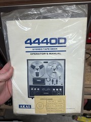 Akai GX-4440D Open Reel To Reel Tape Deck – VERY RARE HARD TO FIND MODEL