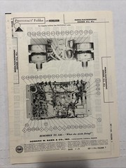 Vintage Sams Photofact Schematic 7-1971 MORSE / ELECTROPHONIC CHASSIS 21J, 91J