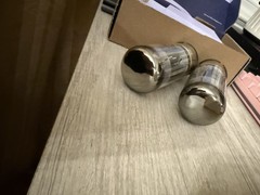Date & Gm Matched Pair Sovtek 6550 WE 2007 Welded, Dual O Getters Russian Tanks