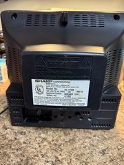 Vintage Sharp 13″ Retro Gaming Color CRT TV 13N-M100B w/ Front AV | TESTED