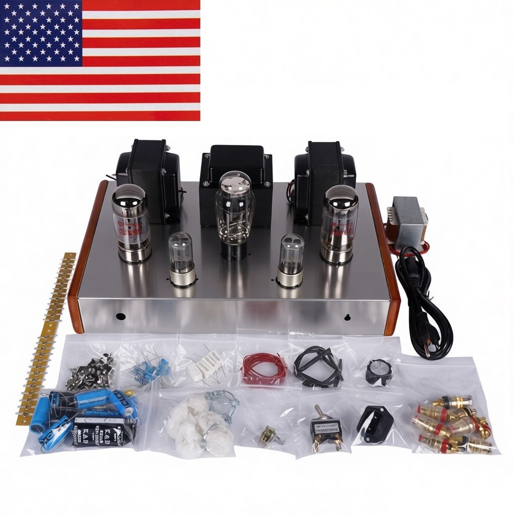 Class A Single Ended 6550 Tube Audio Amplifier 16W*2 HIFI Valve Amp DIY Kit USA