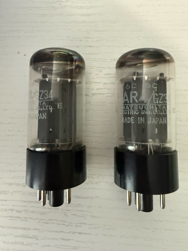 GZ34 tube 5AR4 Matsushita Matched Pair