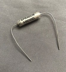 SPRAGUE .0039 uF 200V Vitamin Q PIO style oil capacitor tone cap mil spec NOS