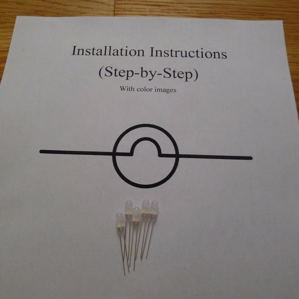 McIntosh C29 PreAmplifier LED Lamps bulbs lights with instructions