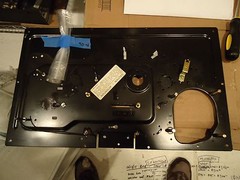Pioneer PL-516 Stereo Turntable Parting Out Bottom Cover with Screws