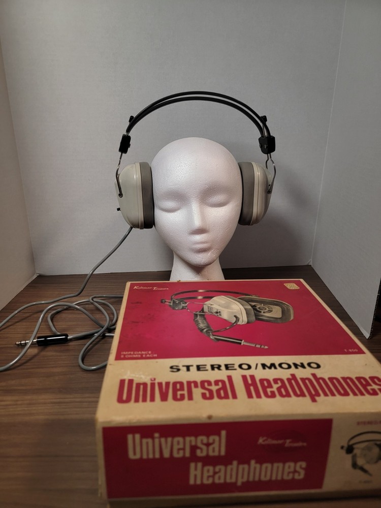 VTG Kalimar Tronics T-850 Stereo Mono Universal Headphones Tested