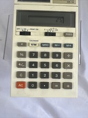 Vintage Casio HR-10 Printing Calculator Tested, No Paper To Test Printer