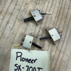 Pioneer SX-700T Receiver Parts – Flip Switches Loudness Filter Phono AFC (3)