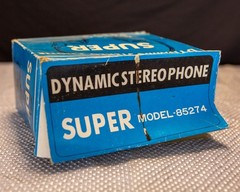Vintage Morse Supertone Stereohphonic HI-Fi Headphones Model 85274 W/Box NOS?