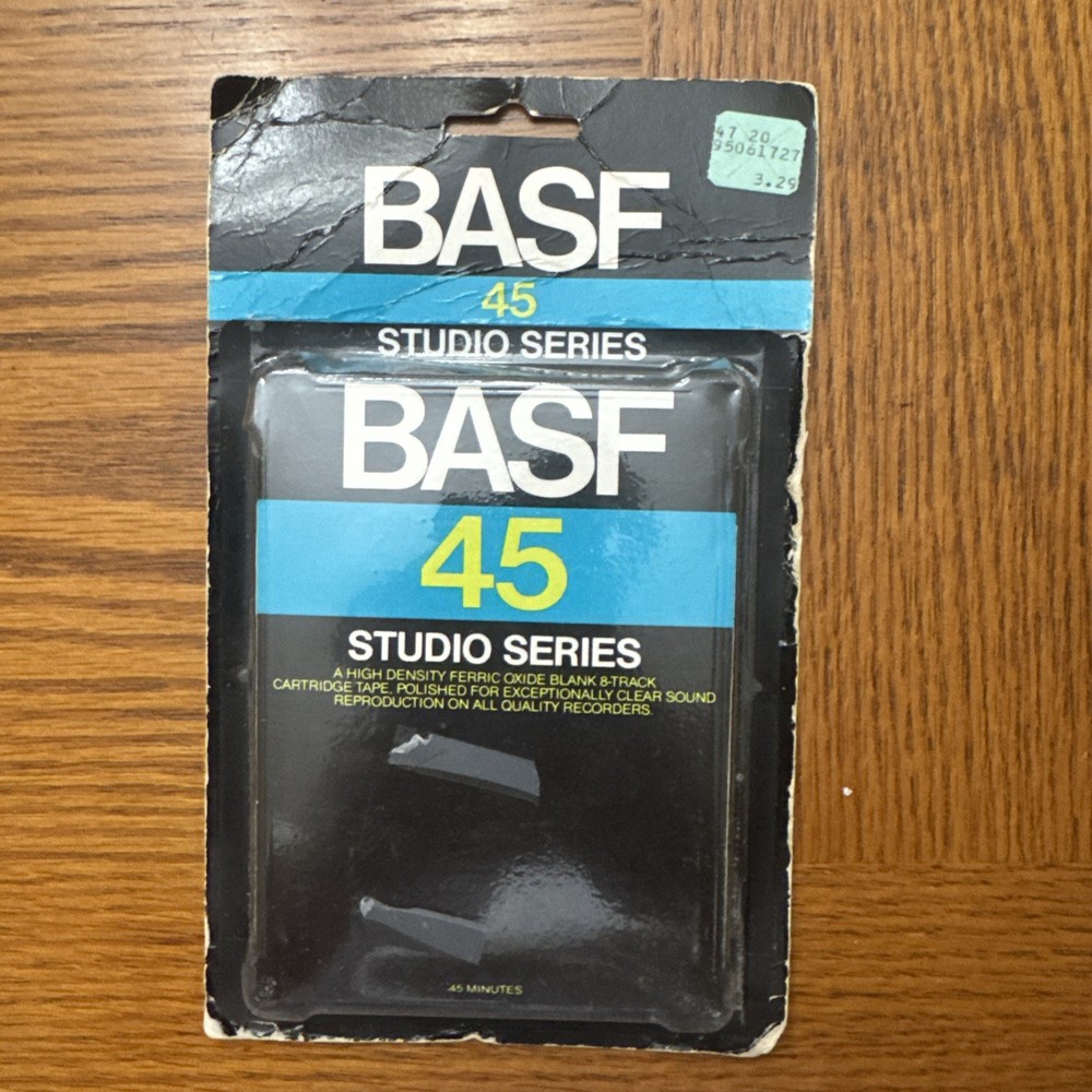Vintage Sealed basf 45 studio series 8 track