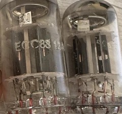 ECC83 E83CC MATCHED PAIR Tunsgram Musical Audio Tubes