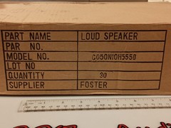 1 Pair 2″ Foster Tweeters 6.5 Ohm Nos