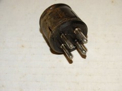 1-Vintage Male Cable Mount Amphenol Plug 4-pin, Leslie Hammond*