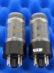 TWO Amperex 7591A Tubes / Amplitrex Tested / 90% Gm / Within 1% Gm Matched
