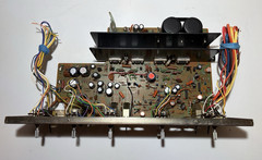 Pioneer SA-6500 II Stereo Amplifier Circuit Board and Front Plate Sub-Panel