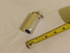 9 Pin Preamp Vacuum Tube Socket W/Aluminum Shield Brown Plastic Socket Base