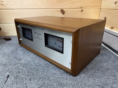 ⭐️ Phase Linear 400 Stereo Power Amplifier w/ Wood Cabinet -Just Pro Serviced!