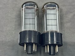 (2) Sylvania 5Y3GT Rectifier Tubes Black Plates D Getters Test Strong TV-7U