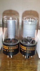⭐️RCA⭐️Test NOS Matched Pair (For HARMAN KARDON) 7408 6V6GT Double D Getter Tube