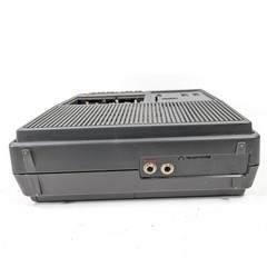 Bell & Howell 3181A Portable Cassette Tape Recorder Player Vintage Gray AC DC