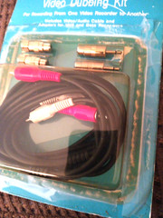 ARCHER Radio Shack Vtg 15-1525 Video Dubbing Kit VHS Beta VCR Cable Adapters Opn