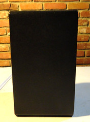 8″TALL Realistic Minimus 7 Black 40W Bookshelf Speakers Pair In OG 40-2030C