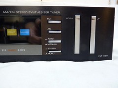 FM Stereo Tuner FISHER 660 Synthesizer MADE In JAPAN Mint Shape *SEE VIDEO*
