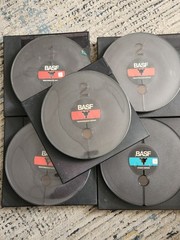 Vintage BASF 1800 2400 Performance Series reels with JAZZ music – lot of 5