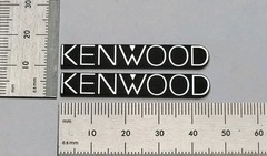 Kenwood Badge Logo Emblem PAIR Speakers, Amps, Turntables Custom Made IN USA🇺🇸