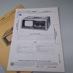 Panasonic TR-525 TV Manual 1976 Photofact Service Repair Illustrated Schematics