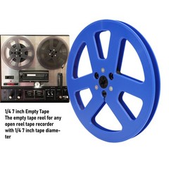 1/4 7 Inch Empty Tape Reel Fit For Reel To Reel ABS Universal Open Ree VDCG