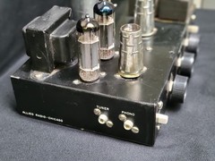 w/ Test Video: Knight KM-15 12W Tube Amplifier w/ 12AX7’s 6BQ5’s & Cage Cover