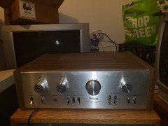 Vintage Technics SU-7100, 35W Stereo Amplifier, 1978 For Parts Or Repair
