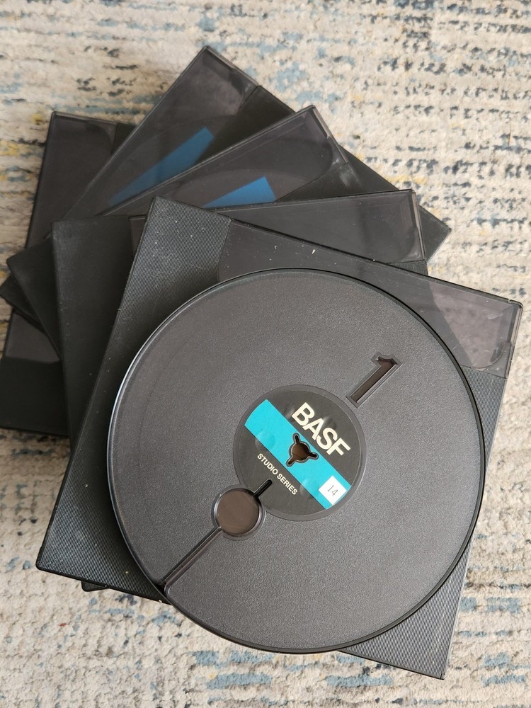 Vintage BASF 1800 2400 Performance Series reels with JAZZ music – lot of 5