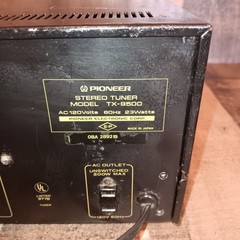 Vintage Pioneer TX-9500 AM/FM Stereo Tuner Tested Please Read
