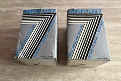 Vintage Realistic Minimus 7 Speakers Silver 40-2034 Set of 2 New Lot Oldstock