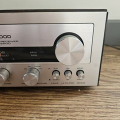 Vintage Kenwood KR-2600 AM FM Integrated Stereo Receiver WORKING!!!