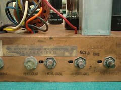 Motorola Model VT71, TS-4J Chassis with Tubes for 1940’s 7″ TV’s, All-Original
