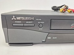 Mitsubishi HS-U446 VHS Hi-Fi 4 Head VCR Tested Working RCA Inputs No Remote