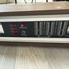 Vintage Electro-Brand Eight Track Stereo Tape Player Wood Grain Japan Untested