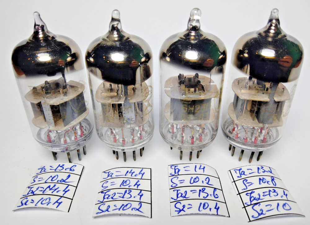 4 pcs NEW 6N23P / ECC88/6DJ8 Voshod tubes Matched Quad
