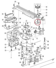 Akai GX-77 Roller Detection Plate BZT1010A070A- Nylon
