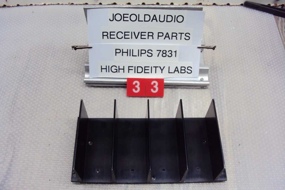 Philips 7831 Receiver Heat Sink. Sold As Pictured Tested Parting Out Entire 7831