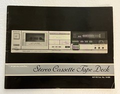 Realistic SCT-42 – OWNERS MANUAL – Realistic Stereo Cassette Tape Deck W/Dolby