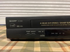Sharp VC-H960U VHS VCR Tested Works 4 Head Hi-Fi Stereo