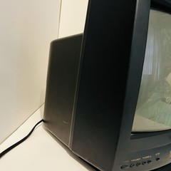 Panasonic CT-13R3W CRT TV 1998 Gaming Tested Works Coaxial Input Only