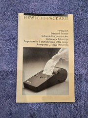 HP 82240A Printer, Black Leather Case, Thermal Paper, HP Power Adapter, Manual