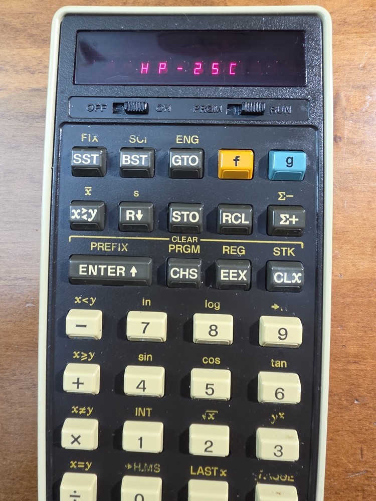 EXTREMELY RARE HP-25C Calculator (Teenix Mod HP-25) – Fully Functional + XTRAS