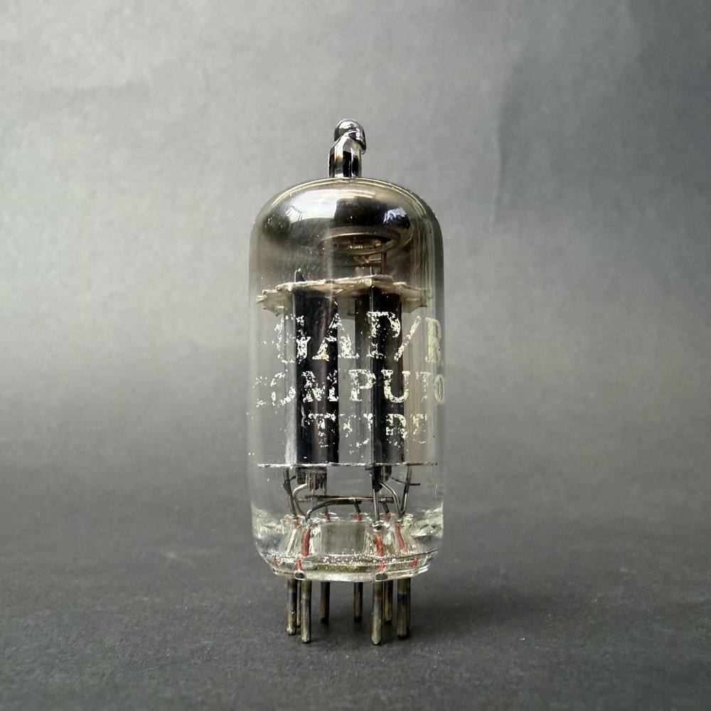 1960s 12AX7 ECC83 Tung-Sol Tube Gray Long Plate O Getter TV7 Test NOS TS7-12
