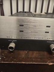 McIntosh MC2120 Amplifier MC 2120 Tested Working